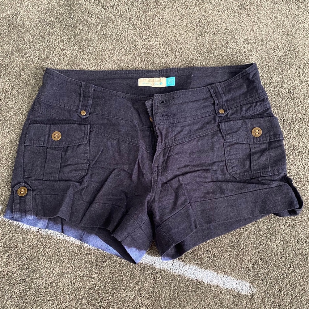 Linen shorts